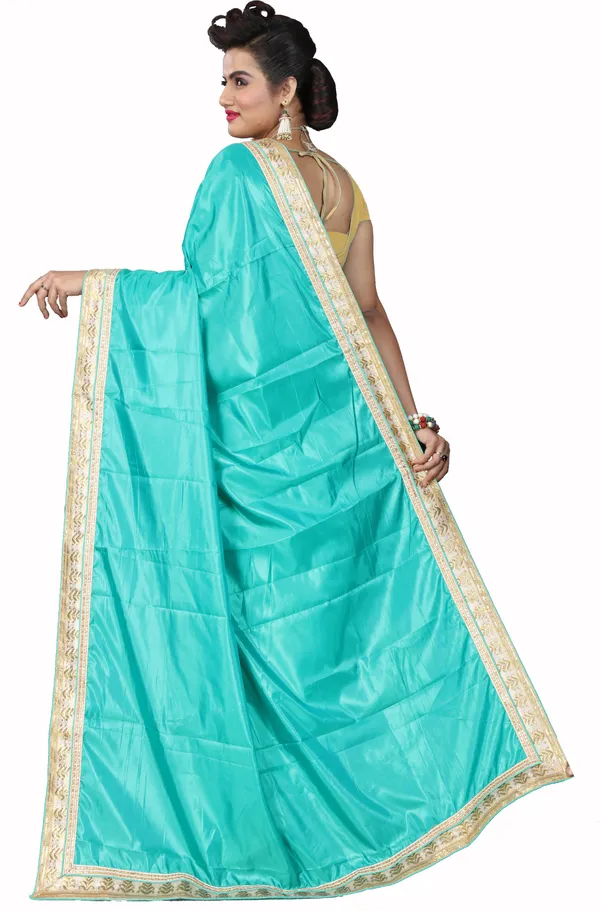 Embellished_Bollywood_Art_Silk_Saree_(Green)