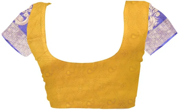 Woven_Banarasi_Jacquard,_Art_Silk_Saree_(Yellow)