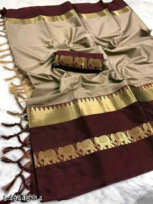 Woven_Thanjavur_Art_Silk_Saree_in_Beige_and_Brown
