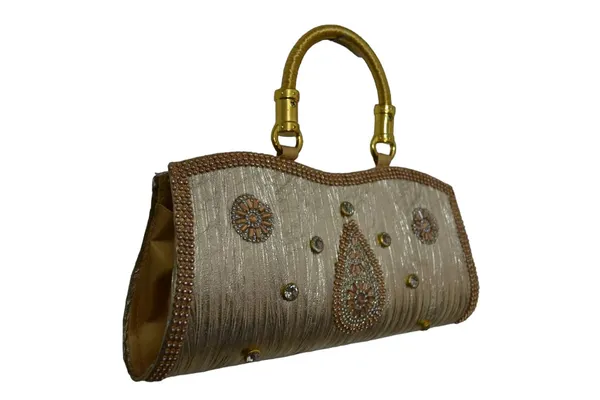 Gold_Premium_Casual_Pu_Handicraft_Embroidered_Clutch_For_Women_&_Girls