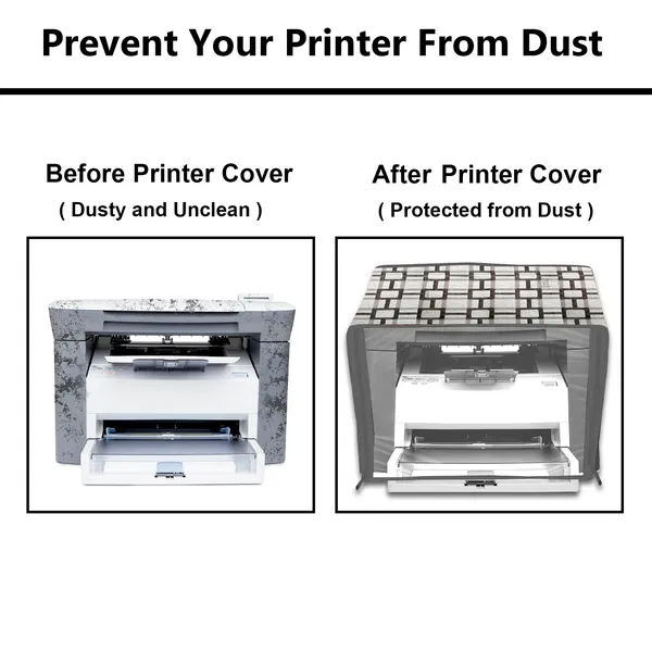Zipper_Printer_Cover_For_HP_Laser_Jet_M1005_Printer_(Material-_PVC,_Size-17x11.5x11_Inches,_Color-_White)
