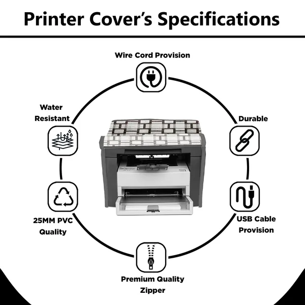 Zipper_Printer_Cover_For_HP_Laser_Jet_M1005_Printer_(Material-_PVC,_Size-17x11.5x11_Inches,_Color-_White)