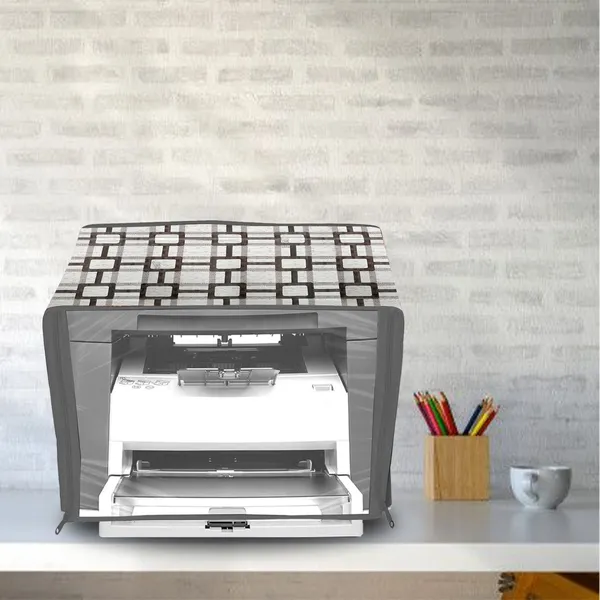 Zipper_Printer_Cover_For_HP_Laser_Jet_M1005_Printer_(Material-_PVC,_Size-17x11.5x11_Inches,_Color-_White)