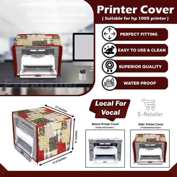 Zipper_Printer_Cover_For_HP_Laser_Jet_M1005_Printer_(Material-_PVC,_Size-17x11.5x11_Inches,_Color-_Multicolour)