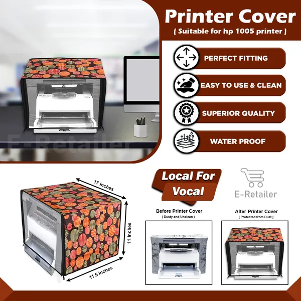 Zipper_Printer_Cover_For_HP_Laser_Jet_M1005_Printer_(Material-_PVC,_Size-17x11.5x11_Inches,_Color-_Multicolour)