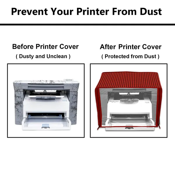 Zipper_Printer_Cover_For_HP_Laser_Jet_M1005_Printer_(Material-_PVC,_Size-17x11.5x11_Inches,_Color-_Red)