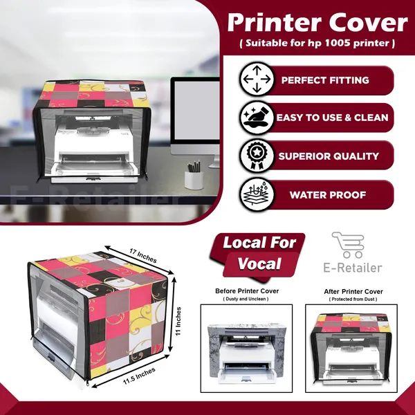 Zipper_Printer_Cover_For_HP_Laser_Jet_M1005_Printer_(Material-_PVC,_Size-17x11.5x11_Inches,_Color-_Multicolour)