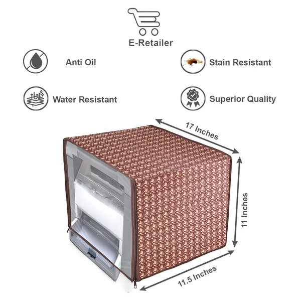 Zipper_Printer_Cover_For_HP_Laser_Jet_M1005_Printer_(Material-_PVC,_Size-17x11.5x11_Inches,_Color-_Brown)