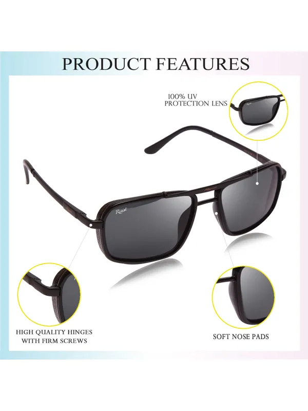 UV_Protected_Black_Rectangular_Sunglasses_For_Men_&_Women