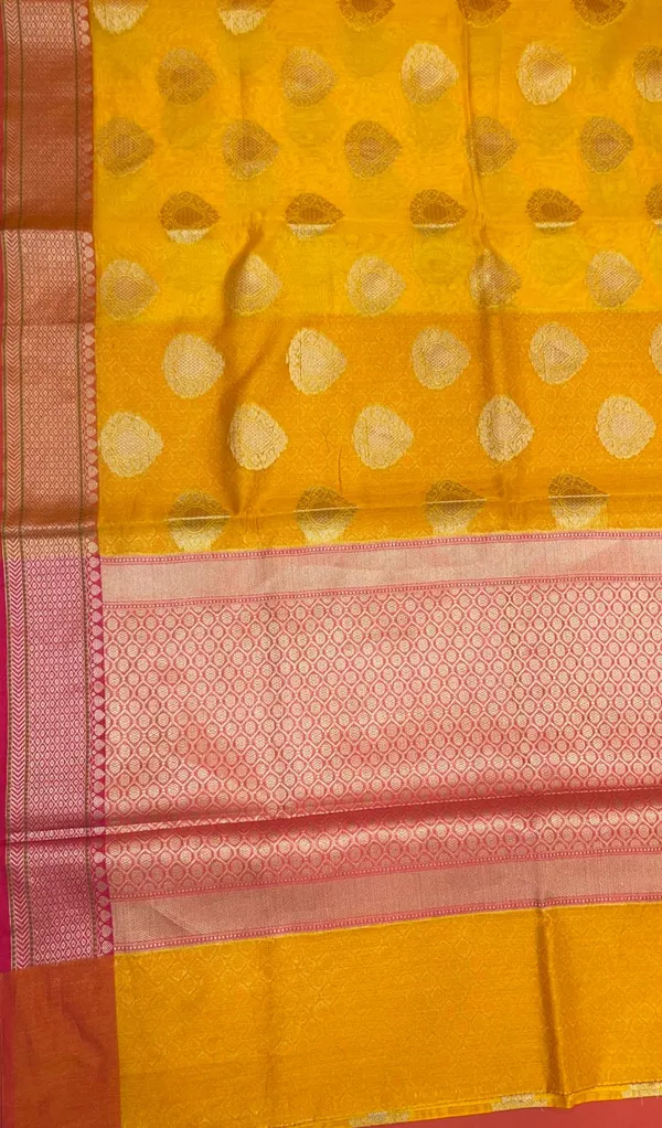 Gold_Matka_Silk/Silk_Blend_Banarasi_Sarees_For_Women