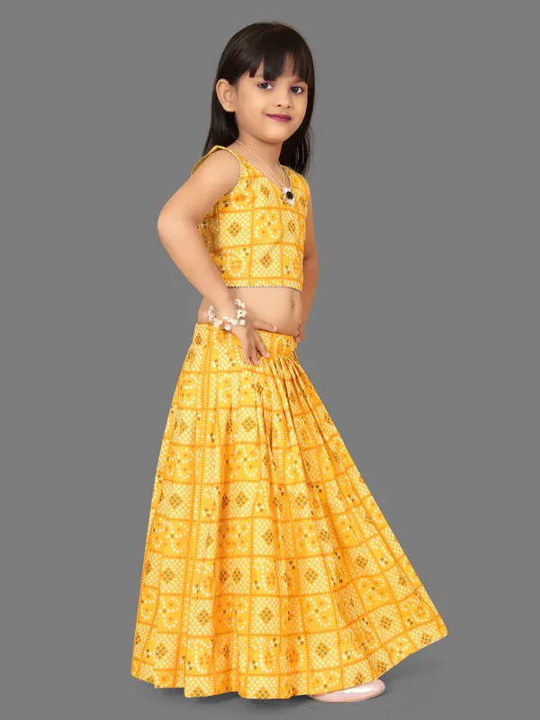 Yellow__Rayon_Printed_Stiched_Lehenga_Choli