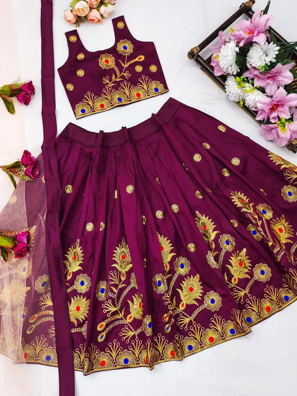 Purple_Stitched_Designer_Traditional_PartyWear_Lehenga_Choli_With_Dupatta_Set