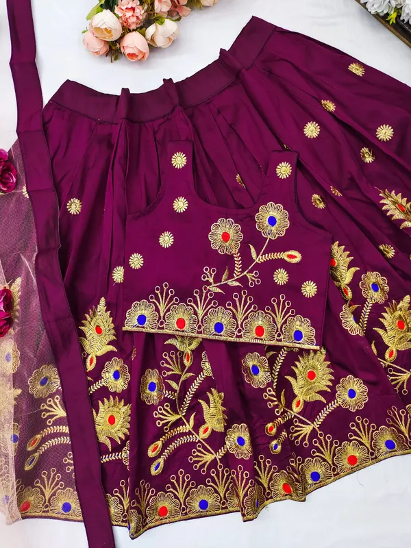 Purple_Stitched_Designer_Traditional_PartyWear_Lehenga_Choli_With_Dupatta_Set