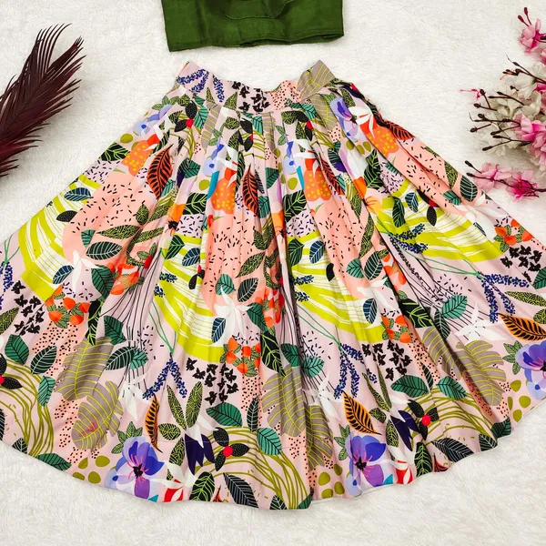 multicolor_Rayon_Printed_ethnic_wear_Stiched_Lehenga_Choli_for_girls