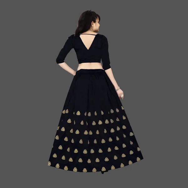Black_Stitched_Designer_Traditional_Party_Wear_Lehenga_Choli_With_Dupatta_Set