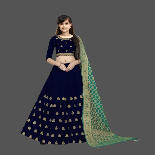 Blue_Stitched_Designer_Traditional_Party_Wear_Lehenga_Choli_With_Dupatta_Set