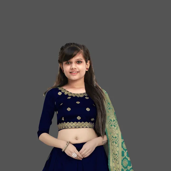 Blue_Stitched_Designer_Traditional_Party_Wear_Lehenga_Choli_With_Dupatta_Set