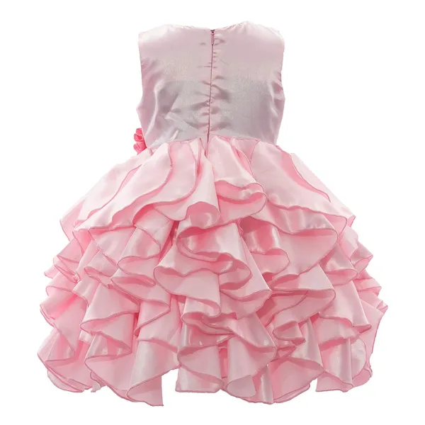 Pink_Solid_Round_Neck_Dress_For_Girls