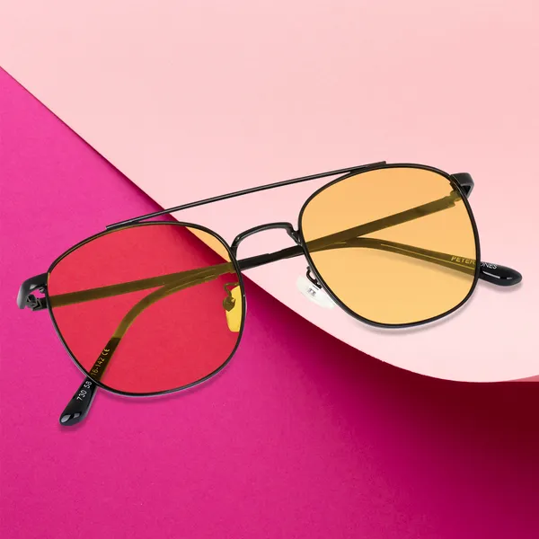 Gun_Retro_Square_Sunglasses_-_For_Unisex