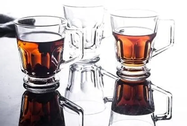 210ML_Premium_Hot/Cold_Glass_Tea_and_Coffee_Cup_Glass_Mug,_Transparent,Clear_Set_of_(6)