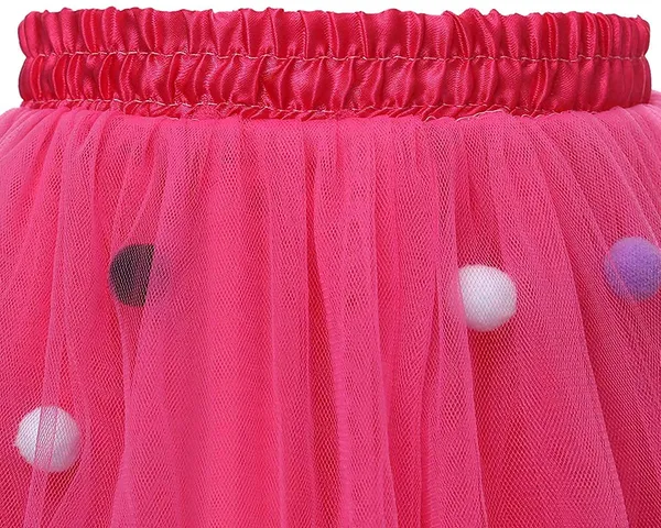Pink_Pom_Pom_Detailed_Skirt_For_Girls