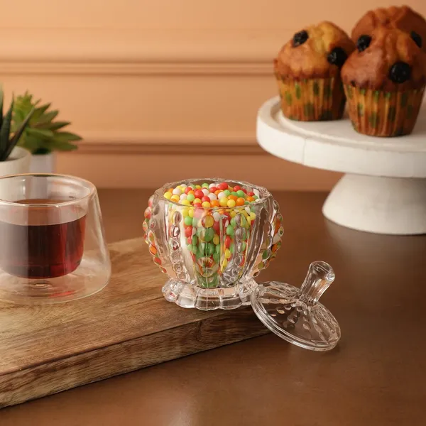 premium_Glass_Candy_Dish_with_Lid,_Crystal_Candy_Jar,_Cookie_Jar,_Flower_Decorative_Candy_Bowl