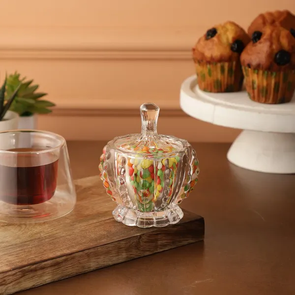 premium_Glass_Candy_Dish_with_Lid,_Crystal_Candy_Jar,_Cookie_Jar,_Flower_Decorative_Candy_Bowl