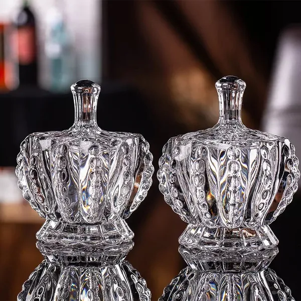 premium_Glass_Candy_Dish_with_Lid,_Crystal_Candy_Jar,_Cookie_Jar,_Flower_Decorative_Candy_Bowl
