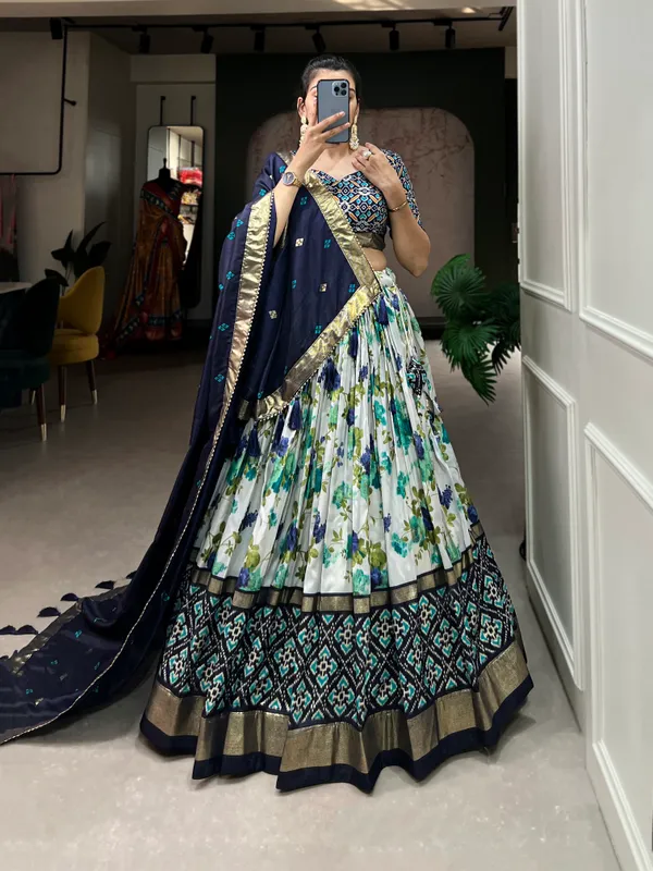 N.Blue_Premium_&_Elegant_Dola_Silk_Lehenga_Choli_For_Women