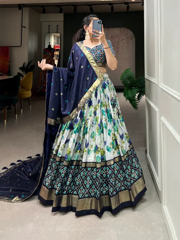 N.Blue_Premium_&_Elegant_Dola_Silk_Lehenga_Choli_For_Women