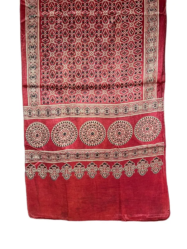 Maroon_Premium_Traditional_Printed_Mashru_Silk_Stole_For_Women_&_Girls