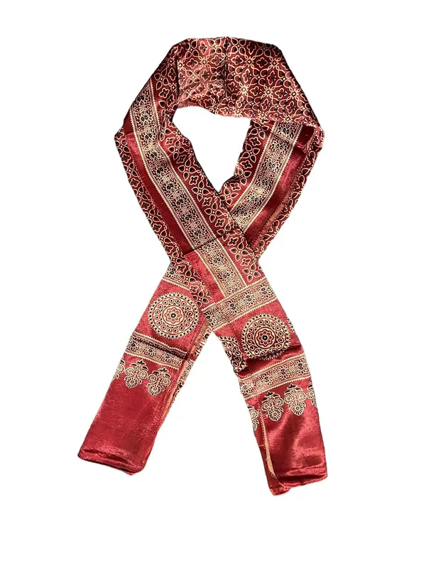 Maroon_Premium_Traditional_Printed_Mashru_Silk_Stole_For_Women_&_Girls