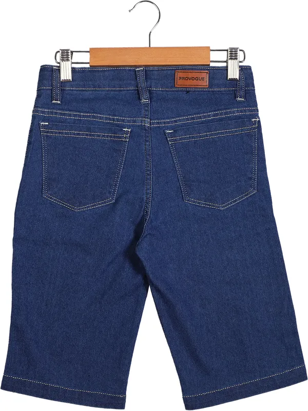 Blue_Provogue_Short_For_Boys_Casual_Solid_Denim-Pack_Of_1