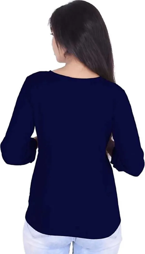 Blue_Formal_Solid_Top_For_Women
