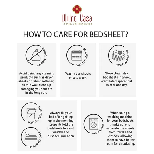Pure_Cotton_120_TC_Dandelionies_Double_Bedsheet_2_Pillow_Covers