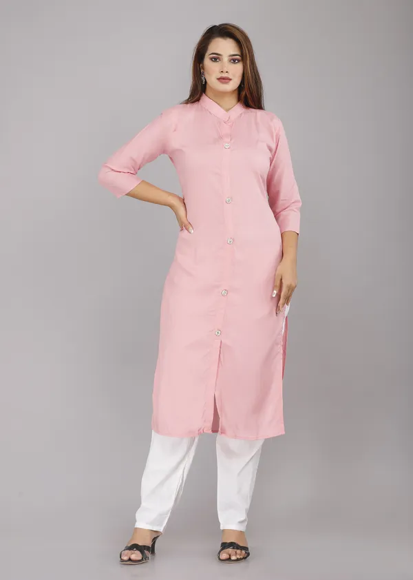 Baby_Pink_Viscose_Rayon_Printed_Casual_Wear_Kurti_For_Women
