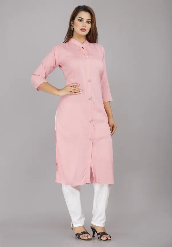 Baby_Pink_Viscose_Rayon_Printed_Casual_Wear_Kurti_For_Women