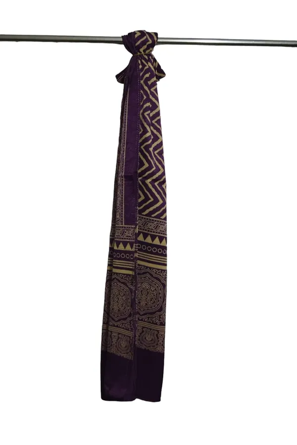 Purple_Premium_Traditional_Mashru_Silk_Stoles_For_Women_&_Girls