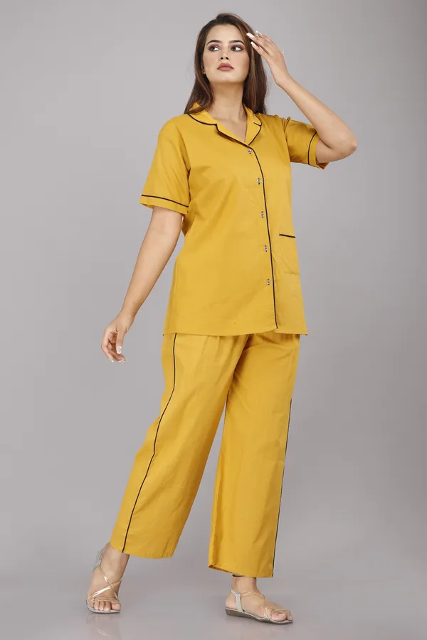 Yellow_Cotton_Printed_Casual_Wear_Nightsuit_For_Women
