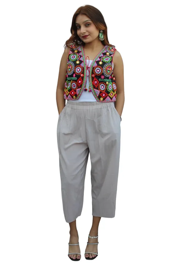 Multicolor_Premium_Embroiderd_Ethnic_Shrug_Or_Jacket_|_Special_Embroidered_Cotton_Koti/_Jacket/_Waist_Coat
