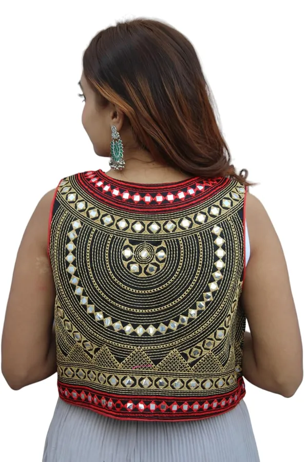 Multicolor_Premium_Embroiderd_Ethnic_Shrug_Or_Jacket_|_Special_Embroidered_Cotton_Koti/_Jacket/_Waist_Coat