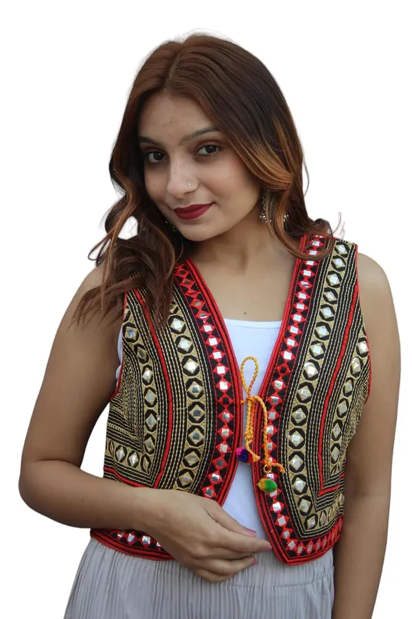 Multicolor_Premium_Embroiderd_Ethnic_Shrug_Or_Jacket_|_Special_Embroidered_Cotton_Koti/_Jacket/_Waist_Coat