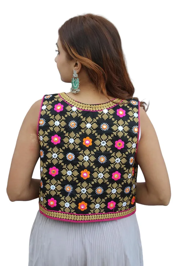 Multicolor_Premium_Embroiderd_Ethnic_Shrug_Or_Jacket_|_Special_Embroidered_Cotton_Koti/_Jacket/_Waist_Coat