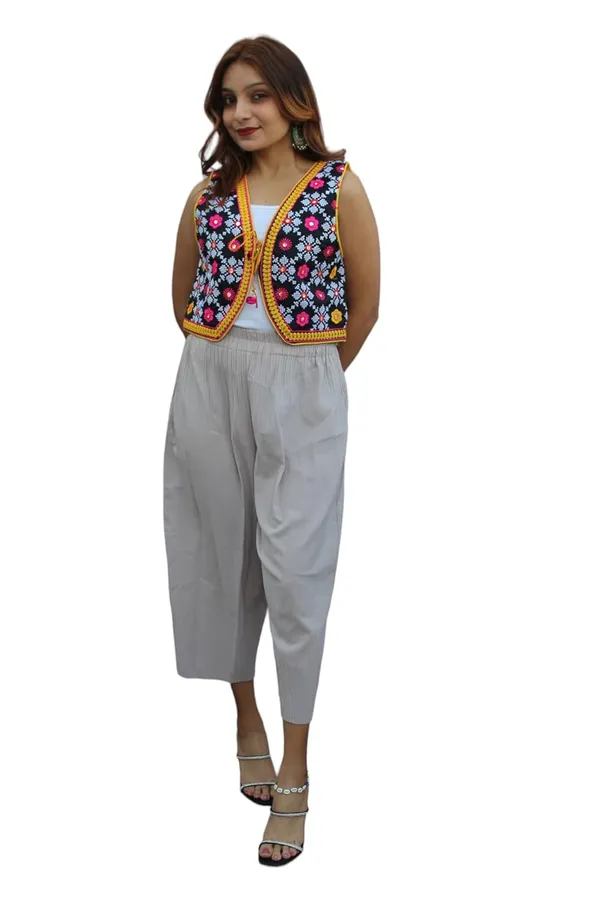 Multicolor_Premium_Embroiderd_Ethnic_Shrug_Or_Jacket_|_Special_Embroidered_Cotton_Koti/_Jacket/_Waist_Coat