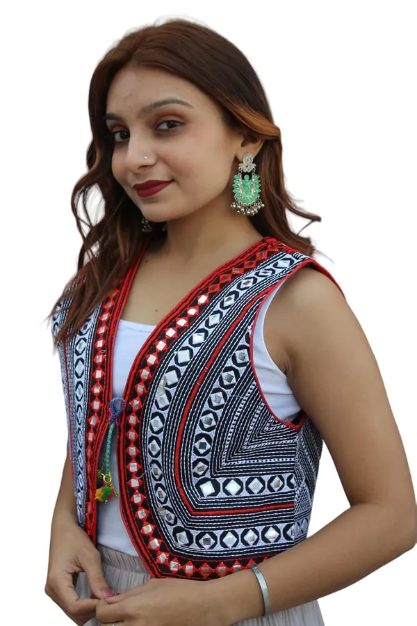 Multicolor_Premium_Embroiderd_Ethnic_Shrug_Or_Jacket_|_Special_Embroidered_Cotton_Koti/_Jacket/_Waist_Coat