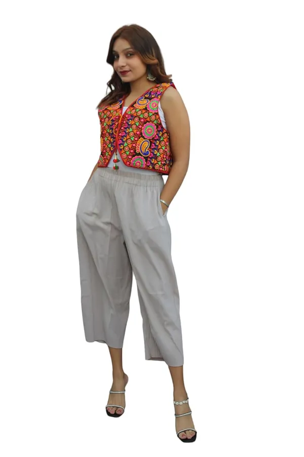 Multicolor_Premium_Embroiderd_Ethnic_Shrug_Or_Jacket_|_Special_Embroidered_Cotton_Koti/_Jacket/_Waist_Coat