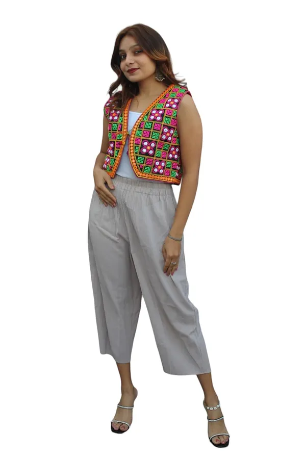 Multicolor_Premium_Embroiderd_Ethnic_Shrug_Or_Jacket_|_Special_Embroidered_Cotton_Koti/_Jacket/_Waist_Coat