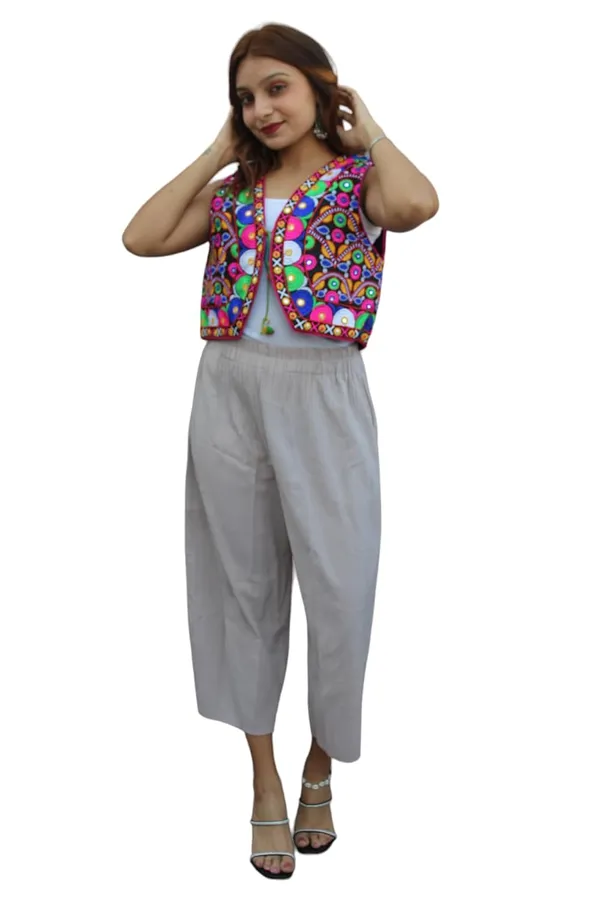 Multicolor_Premium_Embroiderd_Ethnic_Shrug_Or_Jacket_|_Special_Embroidered_Cotton_Koti/_Jacket/_Waist_Coat