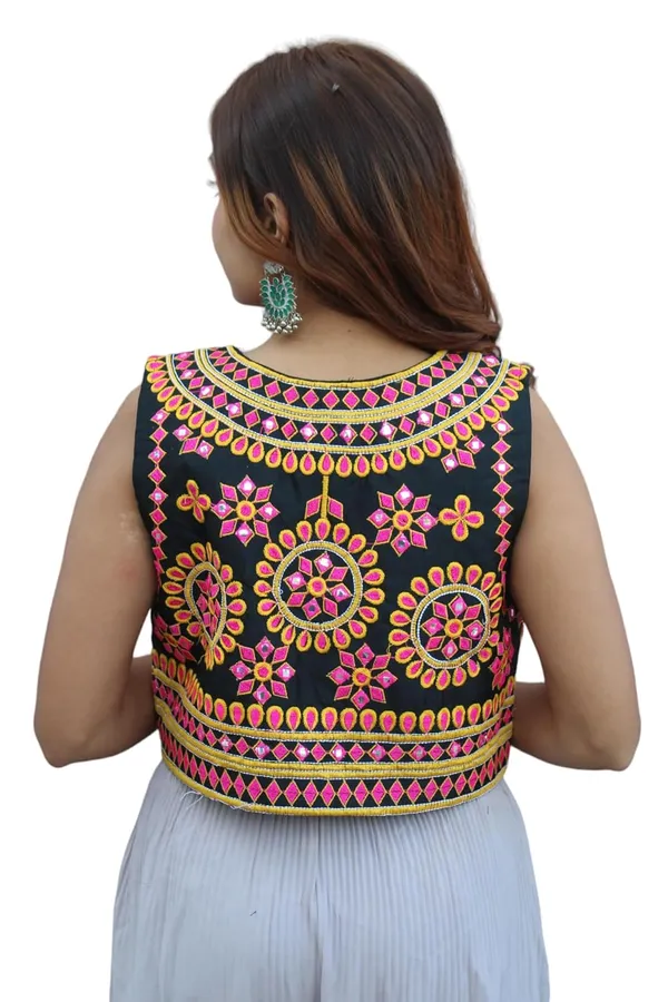 Multicolor_Premium_Embroiderd_Ethnic_Shrug_Or_Jacket_|_Special_Embroidered_Cotton_Koti/_Jacket/_Waist_Coat