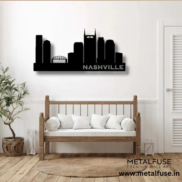 Wooden_Wall_Art_for_Home_Decoration__|_Nashville_Skyline__|_Black
